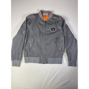 The Perfect Exchange Silver Bomber Jacket Size Medium